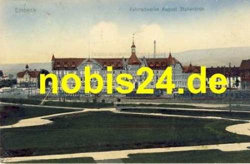 37574 Einbeck  Bicycle works August Stukenbrok o 1913