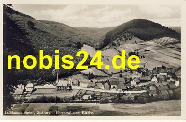 37412 Sieber Sudharz Ehrenmal Kirche *ca.1940