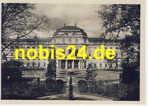 Wuerzburg Residenz Gartenseite  *ca.1960