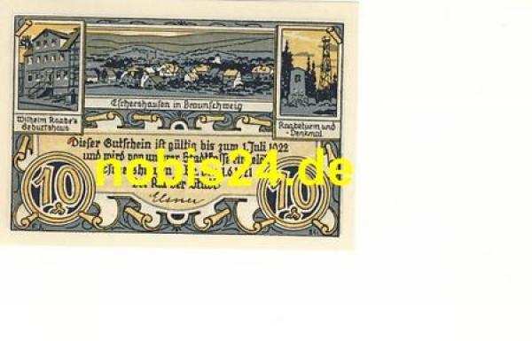 37632 Eschershausen Emergency money 10 pfennigs 1922