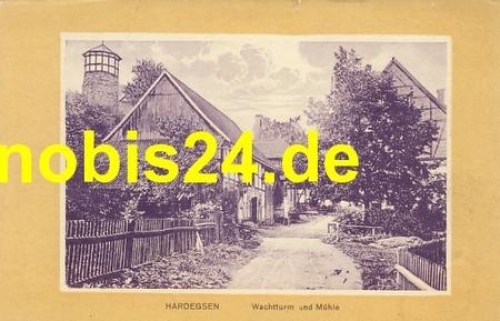 37181 Hardegsen Watchtower and mill *ca.1930