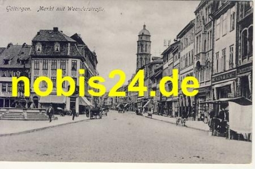 Göttingen Markt Weenderstrasse o 25.11.1917