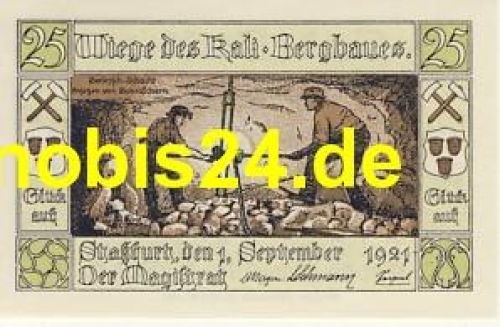 39418 Stassfurt Emergency money 25 pfennigs 1921