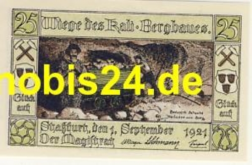 39418 Stassfurt Emergency money 25 pfennigs 1921