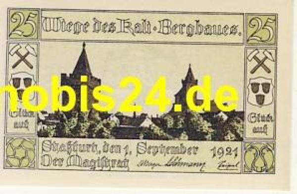 39418 Stassfurt  Emergency money 25 pfennigs 1921