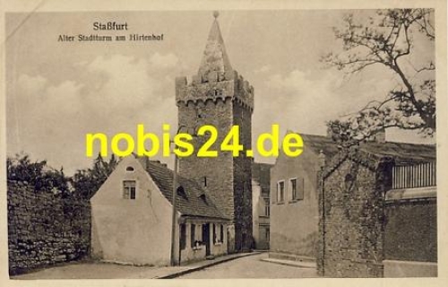 39418 Stassfurt Alter Turm am Hirtenhof *ca.1920