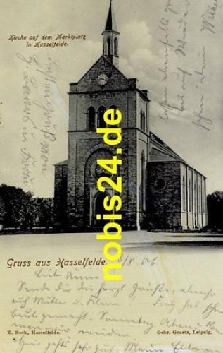 38896 Hasselfelde Kirche Marktplatz o 4.8.1906