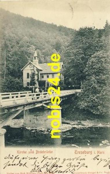 38889 Treseburg Church Bode bridge o 27.6.1904