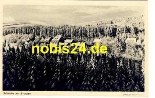 38879 Schierke am Brocken im Winter *ca.1955
