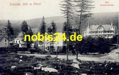 38879 Schierke Hotel Brockenscheideck o 2.7.1918