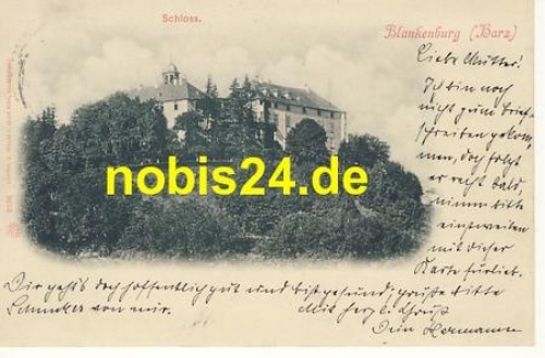 38889 Blankenburg Schloss o 1.4.1903