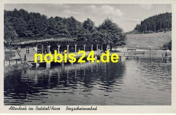 38889 Altenbrak Bodetal Bergschwimmbad  *ca.1930