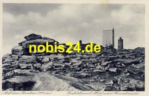 38875 Brocken Harz Teufelskanzel o 9.7.1939