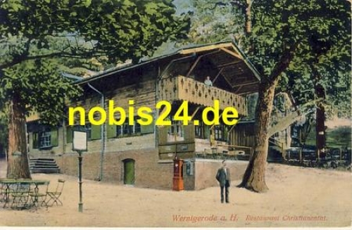 38855 Wernigerode Gasthof Christianental *ca.1920