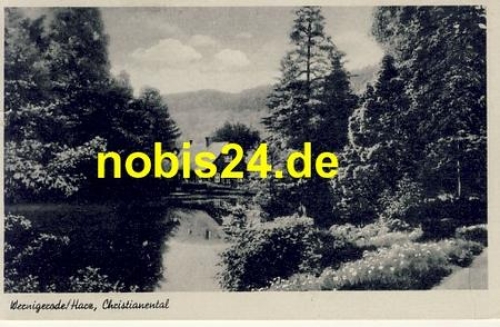 38855 Wernigerode Harz Christianental o 19.8.1950