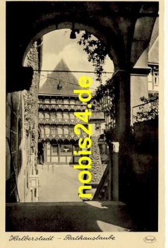 38820 Halberstadt Rathauslaube *ca.1935