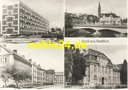39418 Staßfurt Mehrbildkarte *ca.1982