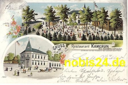 Rochwitz Dresden Litho Gasthof o 20.5.1902