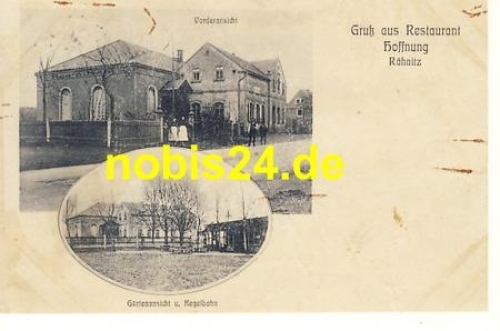 Raehnitz Dresden Gasthof Hoffnung *ca.1920