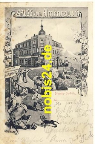 Seidnitz Dresden Gasthof Almenrausch o 1904
