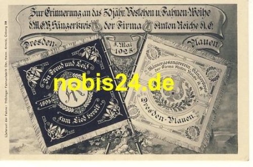 Dresden Plauen flag consecration singer around 1925