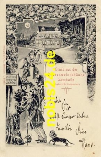Loschwitz Dresden Beerenweinschänke o 1900
