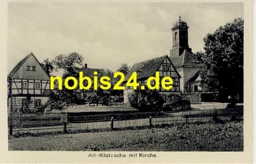 Alt Klotzsche Dresden Kirche *ca.1940