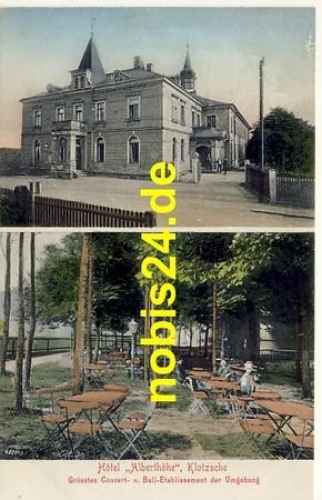 Klotzsche Dresden Hotel Alberthöhe o 1909
