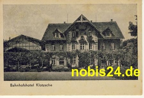 Klotzsche Dresden Bahnhofshotel *ca.1950
