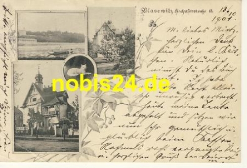 Blasewitz Dresden Hochuferstrasse o 1901
