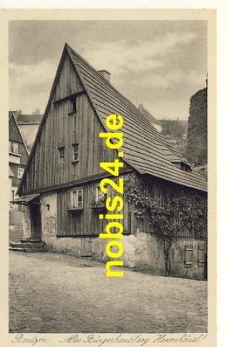02625 Bautzen Altes Bürgerhaus Hexenhaus *ca.1910
