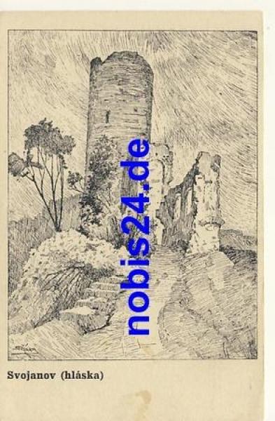 Svojanov hlaska Künstlerkarte *ca.1930