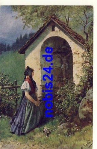 Schwarzwald Trachten Künstlerkarte Hoffmann *ca.1920