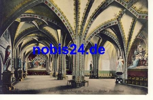 01662 Meissen Albrechtsburg Bankettsaal *ca.1920