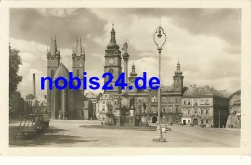 Hradec Kralove Velke namesti o 1950
