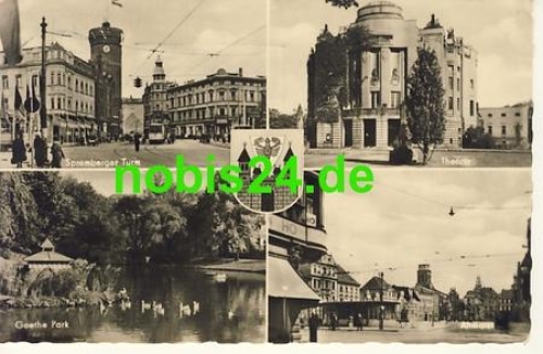 Cottbus Ansichtskarte o 8.11.1957