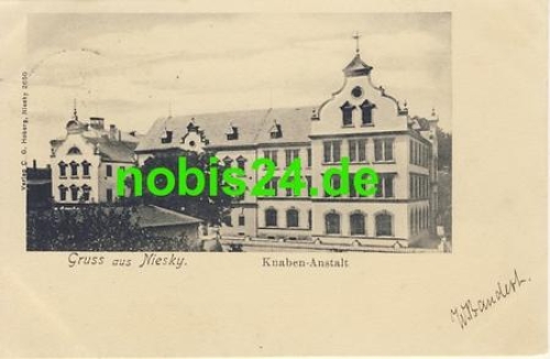 02906 Niesky Knaben Anstalt o 29.8.1904
