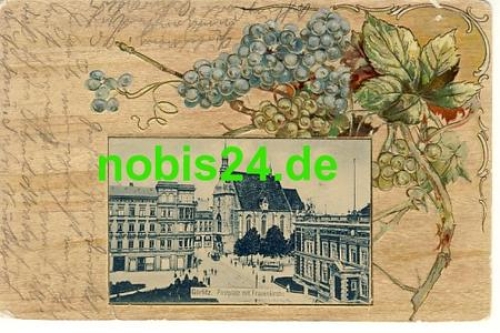 Görlitz Postplatz Präge litho o 7.2.1901