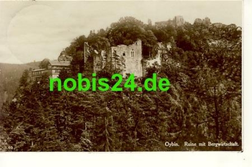 02797 Oybin Ruine mit Bergwirtschaft o 15.4.1927