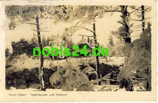 02797 Oybin Topferbaude im Winter o ca.1957