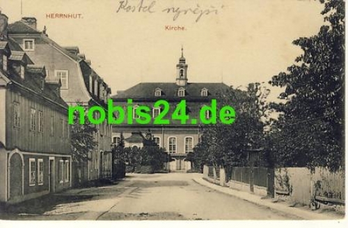 02747 Herrnhut Kirche *ca.1920