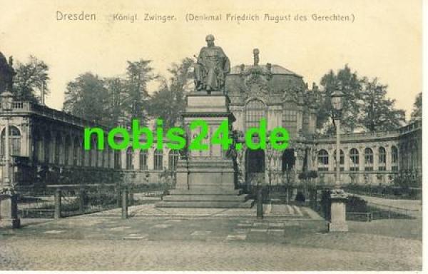 Dresden Monument to August the Just *ca.1910