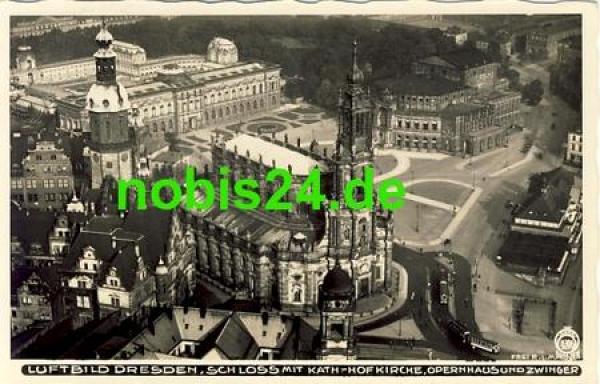 Dresden Luftbild Hahn-Foto4396 Hofkirche o 1938
