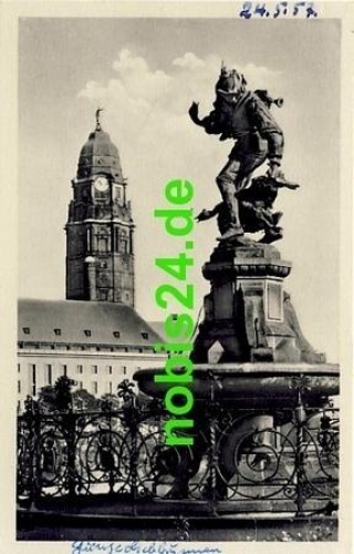 Dresden Weiße Gasse Gänsediebbrunnen *ca.1955