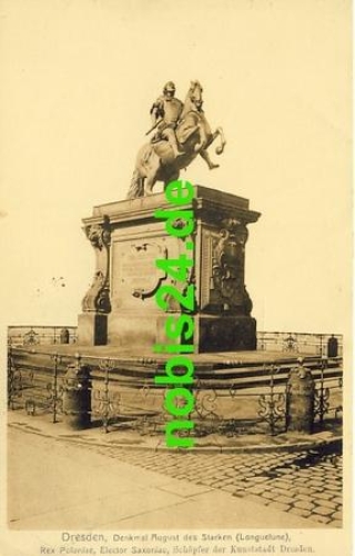 Dresden Neustadt Goldener Reiter o 20.8.1921