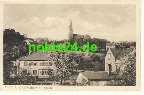 Planitz Zwickau Juenglingsheim Kirche o 29.7.1917