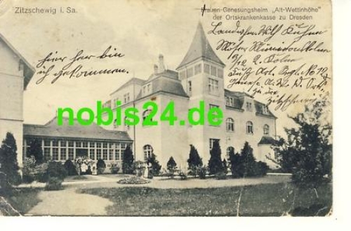 01445 Zitzschewig Radebeul Alt Wettinhöhe Genesung o ca.1915
