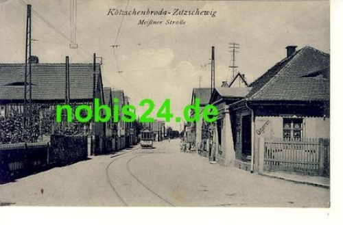 01445 Koetzschenbroda Radebeul Meissnerstrasse o ca.1960
