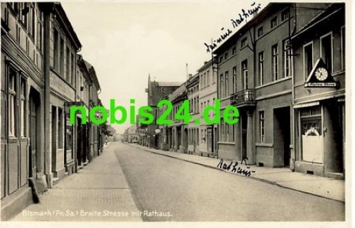 39629 Bismark Breite Strasse clocks town hall o circa 1930 brand unfortunately from