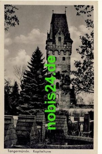 39590 Tangermuende Kapitelturm o 13.3.1948
